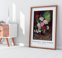 Vincent Van Gogh-Vase with Carnations 1886