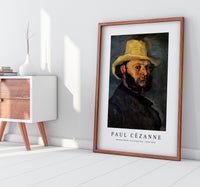 Paul Cezanne - Gustave Boyer in a Straw Hat 1870-1871