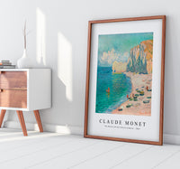 Claude Monet - The Beach and the Falaise d'Amont 1885