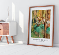 Odilon Redon - Dancers, Pink and Green 1890