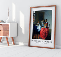 Johannes Vermeer - The Girl with a Wineglass 1658-1662