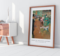 Henri De Toulouse–Lautrec - Quadrille at the Moulin Rouge 1892