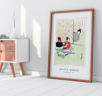 Ogata Gekko - Wrapping a gift (1896)