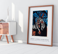 Ernst Ludwig Kirchner - Peter Schlemihl's Wondrous Story Battles. The Agonies of Love 1915