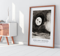 Odilon Redon - Strange Flower (Little Sister of the Poor) 1880