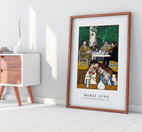 Moriz Jung - At the Heuriger (Beim Heurigen) (1911)