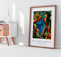 Ernst Ludwig Kirchner - Peter Schlemihl's Wondrous Story Schlemihl's Encounter with His Shadow 1915