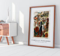 Camille Pissarro - The Gisors Market, Rue Cappeville 1894