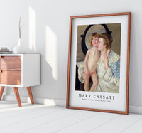 Mary Cassatt - Mother and Child (The Oval Mirror) 1899