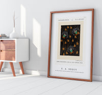 E.A.Seguy - Art Deco Flower pattern pochoir print in oriental style (2)