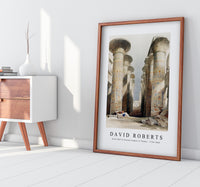 David Roberts - Great Hall at Karnak temple in Thebes-1796-1864