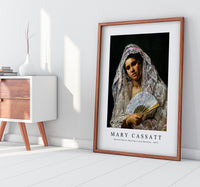 Mary Cassatt - Spanish Dancer Wearing a Lace Mantilla 1873