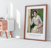 Jacques Emile Blanche - Emile Blanche's Portrait of Madeleine Pissard (1921)