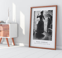 Paul Signac - Woman at the Window Initial Conception for the painting Sunday (ca. 18871888)