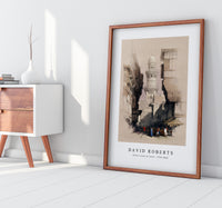 David Roberts - Street scene in Cairo-1796-1864