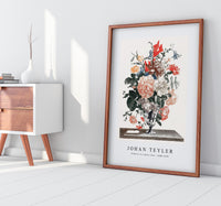 Johan Teyler - Flowers in a glass vase (1688-1698)