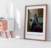 Johannes Vermeer - Young Woman with a Water Pitcher 1662-1665