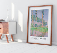 Claude Monet - Poplars, Pink Effect 1891