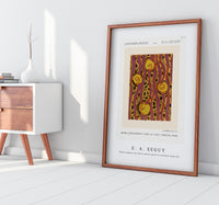 E.A.Seguy - Flower pattern Art Deco stencil print in oriental style (3)