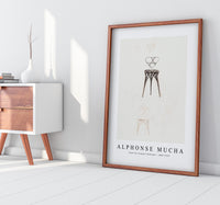 Alphonse Mucha - Stool for Fouquet boutique 1869-1939