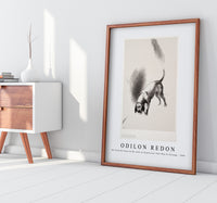 Odilon Redon - He Fixed His Eyes on Me with an Expression That Was So Strange 1896