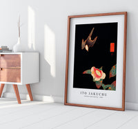 Ito Jakuchu - Swallow and Camellia (ca. 1900)