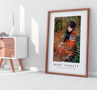 Mary Cassatt - Autumn, portrait of Lydia Cassatt 1880