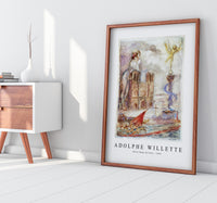 Adolphe Willette - Notre-Dame de Paris 1904