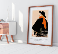 Henri De Toulouse–Lautrec - Aristide Bruant in his Cabaret 1893