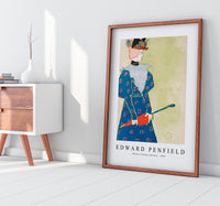 Edward Penfield - Woman holding umbrella 1896