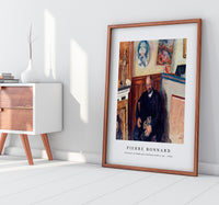 Pierre Bonnard - Portrait of Ambroise Vollard with a cat (1924)