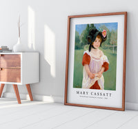 Mary Cassatt - Spring Margot Standing in a Garden 1900