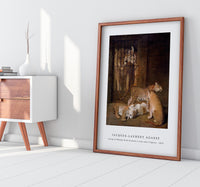 Jacques Laurent Agasse - Group of Whelps Bred between a Lion and a Tigress (1825)