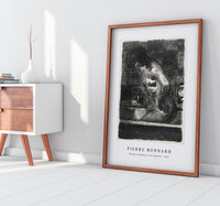 Pierre Bonnard - Woman standing in her bathtub (1925)