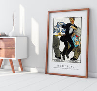 Moriz Jung - Viennese Café Carambole (Wiener Café Carabol) (1911)