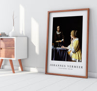 Johannes Vermeer - Mistress and Maid 1666-1667