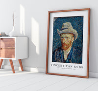 Vincent Van Gogh - Self-Portrait with Grey Felt Hat 1887