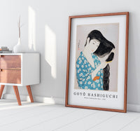 Goyo Hashiguchi - Woman Combing Her Hair 1920