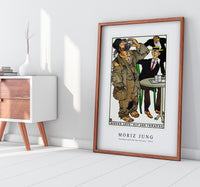 Moriz Jung - Viennese Café On the Terrace (Wiener Café Auf der Terasse) (1911)