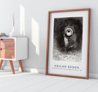 Odilon Redon - There Was Perhaps a First Vision Attempted by the Flower 1883