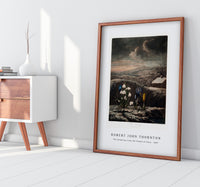 Robert John Thornton - The Snowdrops from The Temple of Flora (1807)