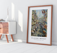 Claude Monet - The Rue Montorgueil in Paris 1878