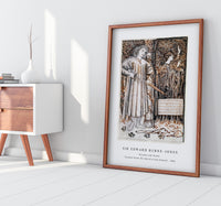 Sir Edward Burne Jones - Pyramus and Thisbe - Pyramus Draws His Sword to Slay Himself (1866)