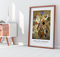 Odilon Redon - Etruscan Vase with Flowers 1900-1910