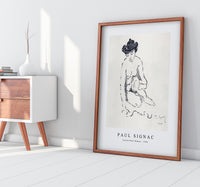 Paul Signac - Seated Nude Woman (1906)