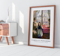 Camille Pissarro - At the Window, rue des Trois Frères 1878-1879