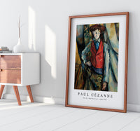 Paul Cezanne - Boy in a Red Vest (Le Garçon au gilet rouge) 1888-1890