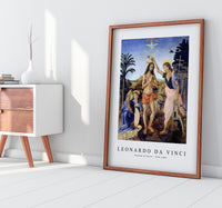 Leonardo Da Vinci - Baptism of Christ 1470-1480