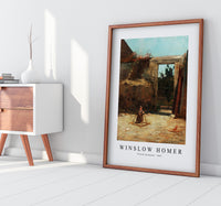 winslow homer - French Farmyard -1867