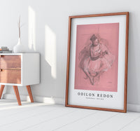 Odilon Redon - Seated Dancer 1873-1874